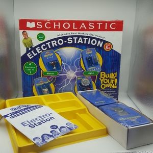 Vintage BUILD YOUR OWN ELECTRO-STATION Scholastic Motor Generator Bell Light